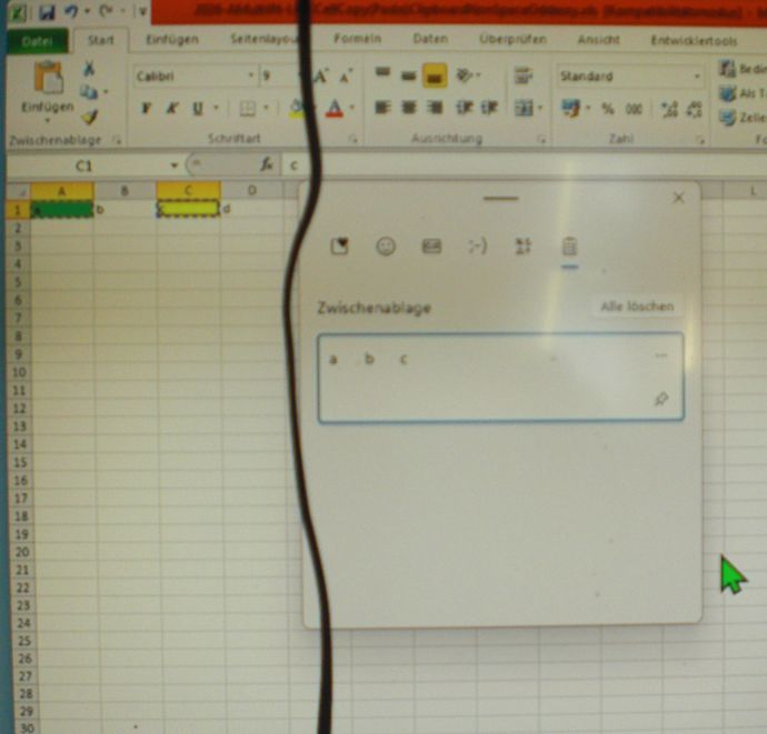Win Symbol V gives a b c