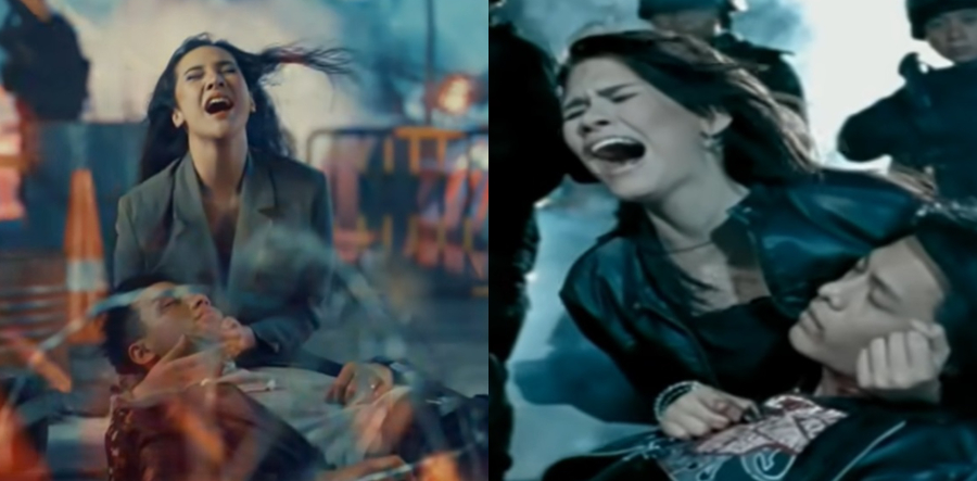 Adegan ikonik dalam video musik remake dan orisinal