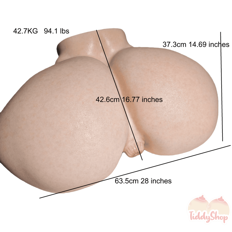 Madame Booty 94lb 43 kg Simula Feelr Platinum Silicone Gel F (2)