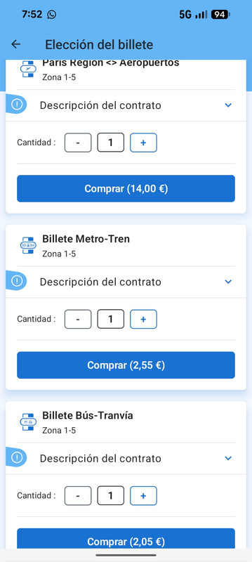 Tickets y abonos de transporte - app Île de France mobilités - Información tickets y tarjetas de transportes - París - Foro Francia
