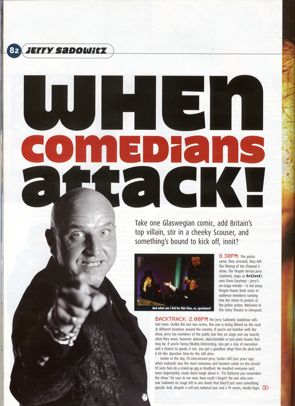 Front 12 (1999 Oct) Jerry Sadowitz 1