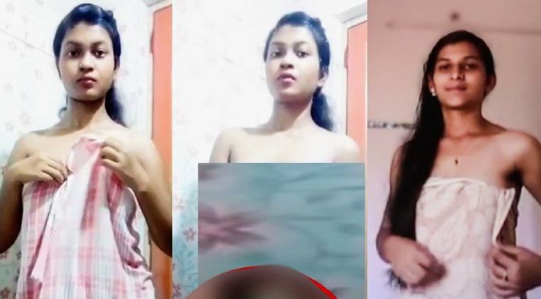 Desi girl rubbing her boob bathroom nude video
