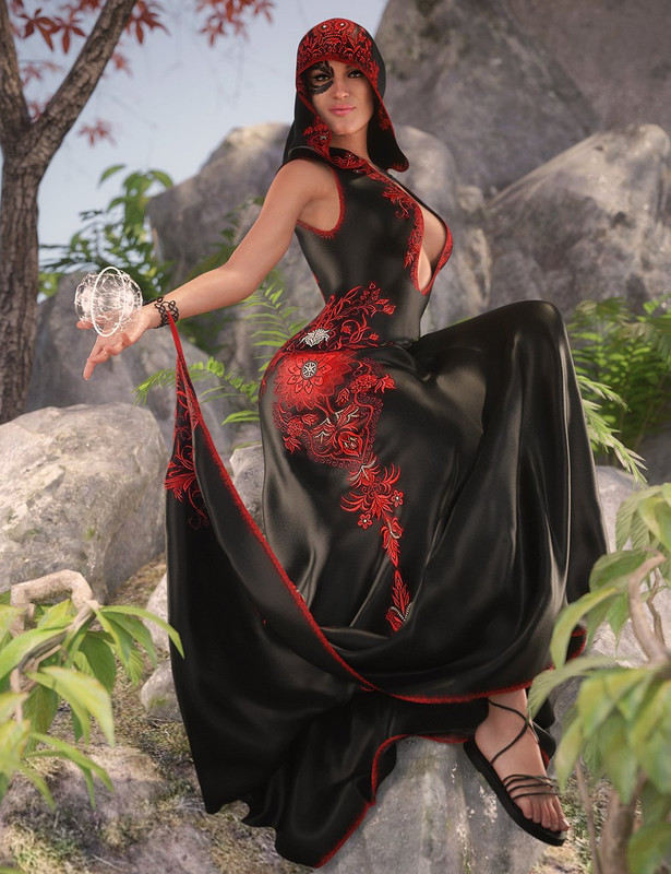 dForce Voaldrael Outfit for Genesis 8 Females dForce Voaldrael Outfit for Genesis 8 Females