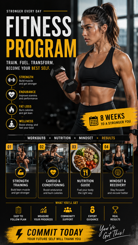 Fitness Program Poster Generator