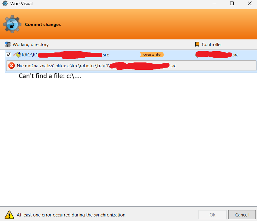 Unable to overwrite a file in WorkVisual - KUKA Robot Forum ...
