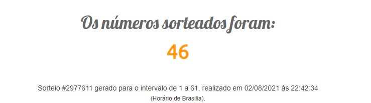 sorteio