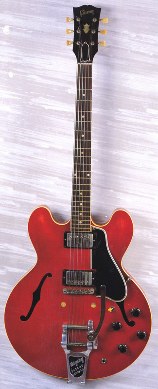 1959 ES-335 TD Custom Cherry y  Bigsby sin placa Custom made.