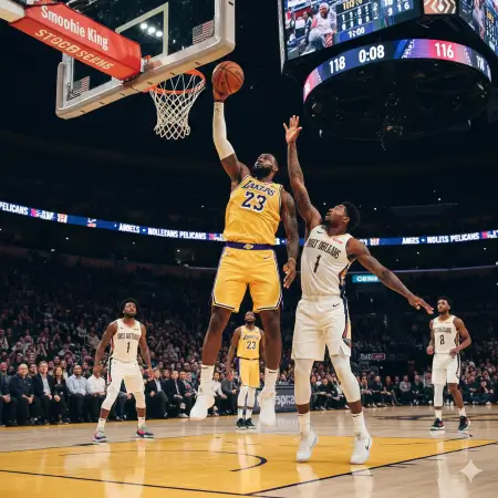 مواجهة مثيرة بين لوس أنجلوس ليكرز ونيو أورليانز بيليكانز