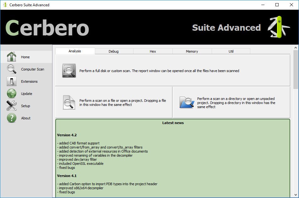 Cerbero Suite Advanced 5.6.0