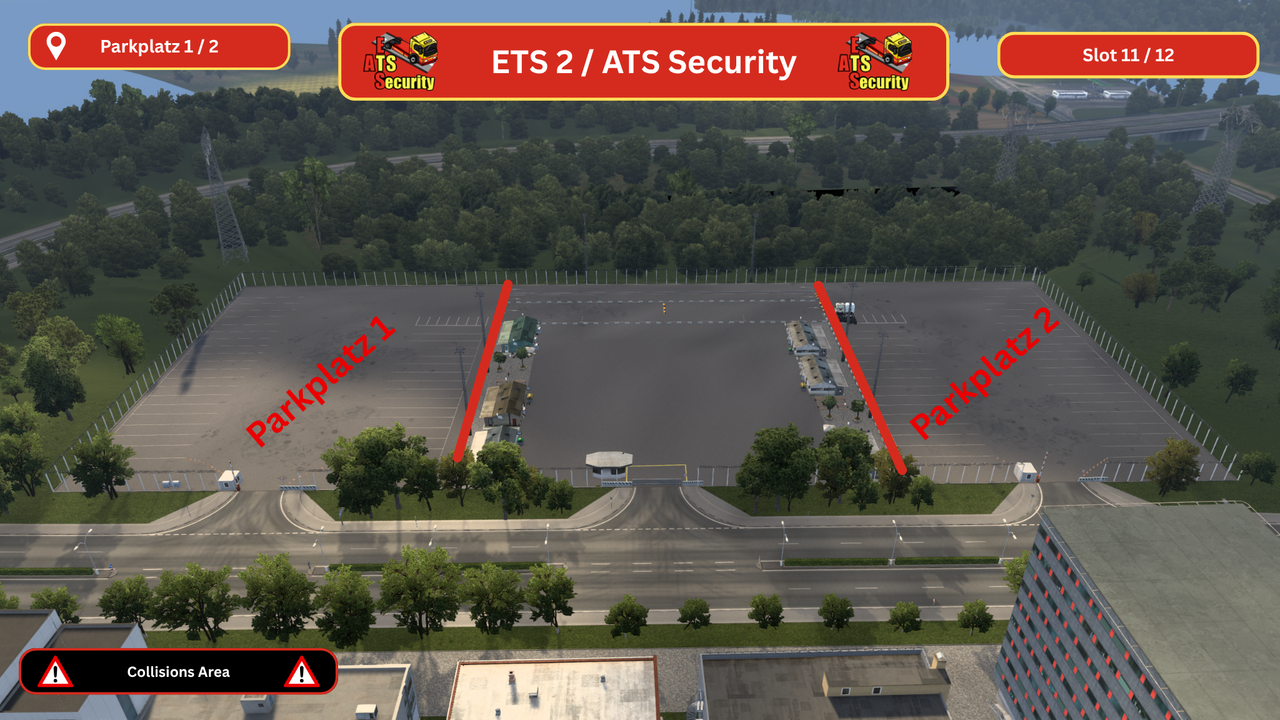 Slot 11 | Parkplatz 1 mit Collisions Area