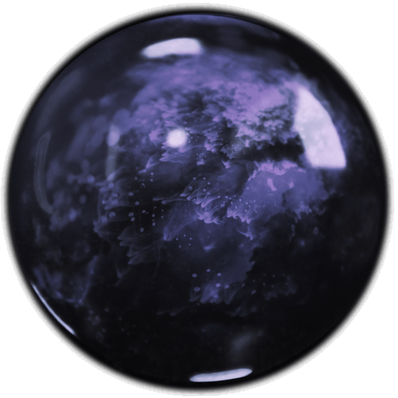 Black Crystal Sphere