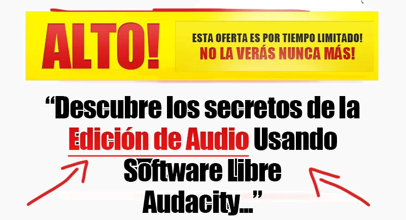 descubre los secretos de la edicion profesional de audio con Audacity