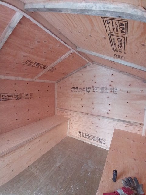 inside shack