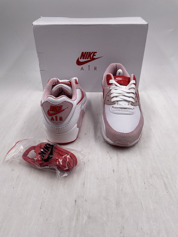 NIKE AIR MAX 90 QS US W6 EUR 36.5 DD8029-100 WHITE/UNIVERSITY RED WOMEN |  MDG Sales, LLC