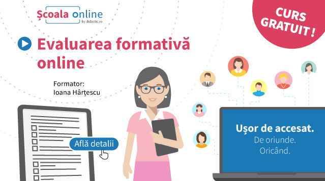 Resurse didactic.ro. Descoperiți noul curs: Evaluarea formativă online! |  Didactic.ro