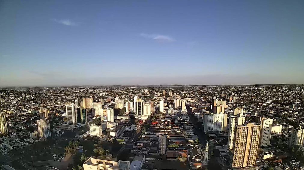 Campo Grande nesta manhã de quinta-feira
