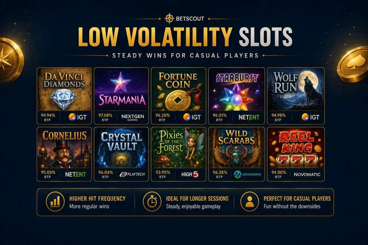Low volatility slots for beginners Australia