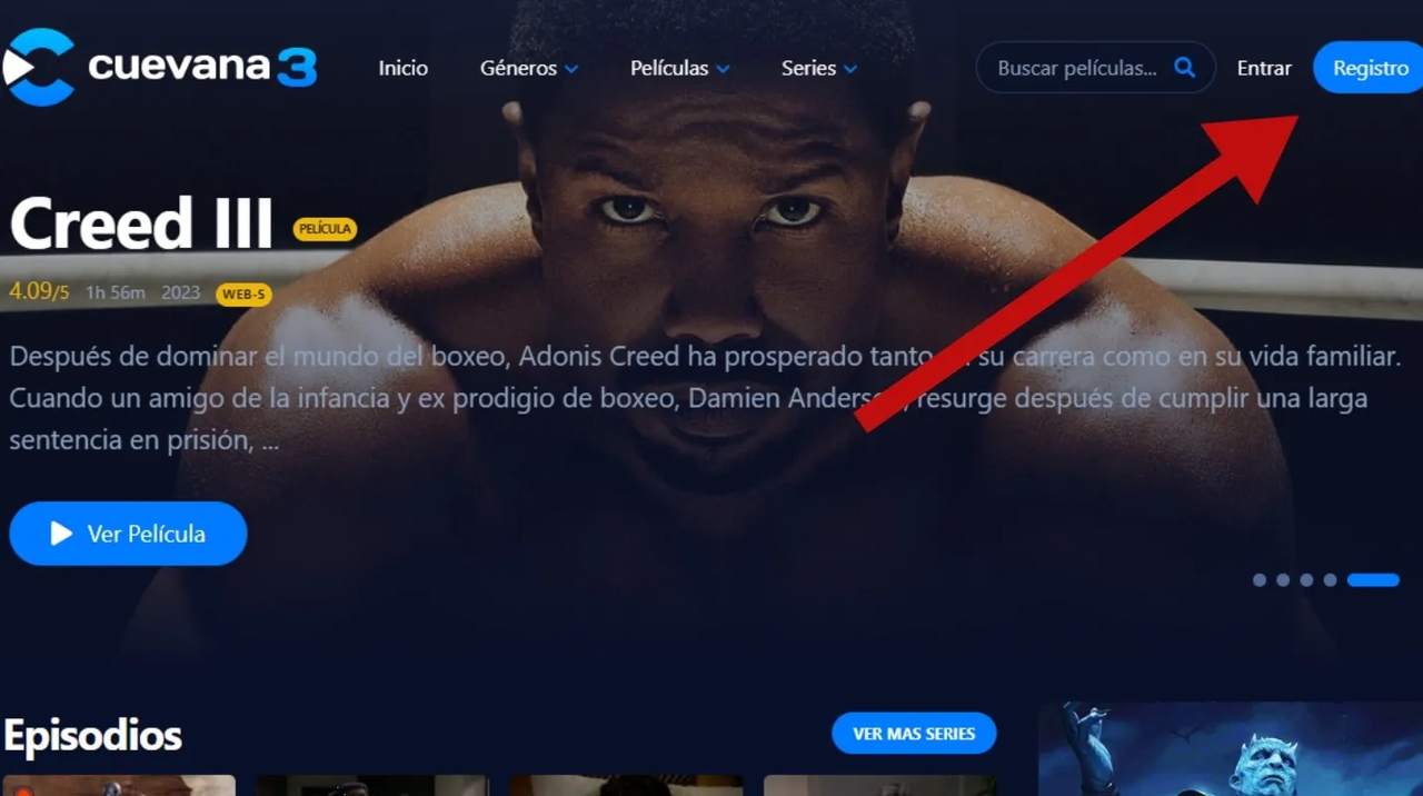 ¿Cómo entrar a Cuevana 3 sin registrarse?