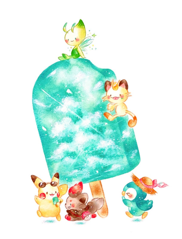 pikachu-piplup-meowth-zorua-and-celebi-p