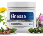Finessa digestion and bloating relief support supplement bottle