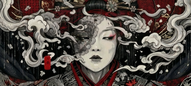 Japanese Ghost Art Edition Performance Mousepad