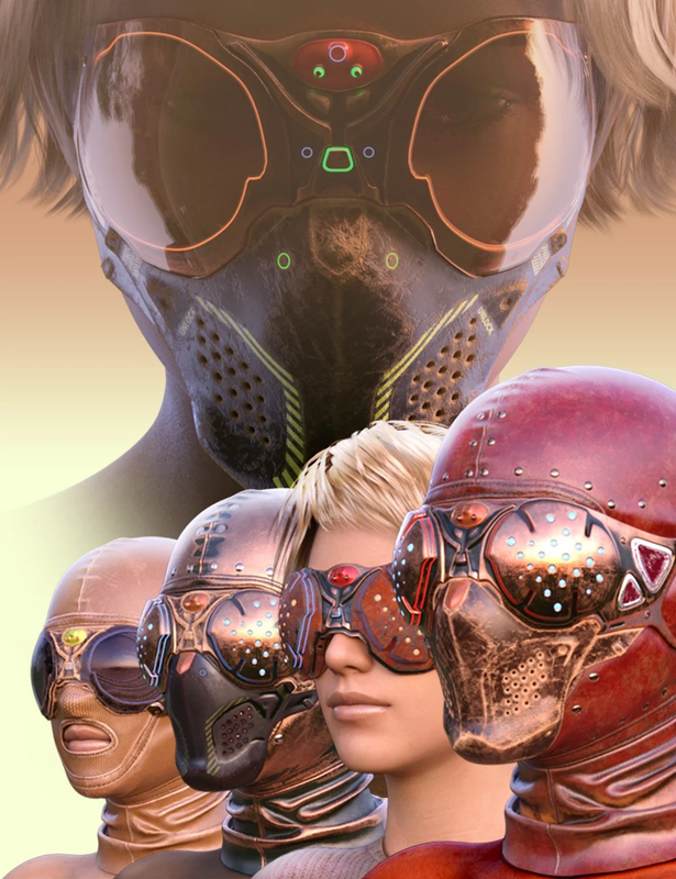 COG SciFi Goggles And Mask Steampunk Texture Pack COG SciFi Goggles And Mask Steampunk Texture Pack