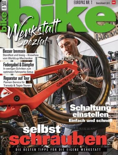 Cover: Bike Das Mountainbikemagazin (Werkstatt Spezial) No 09A 2022 Cover: Bike Das Mountainbikemagazin (Werkstatt Spezial) No 09A 2022