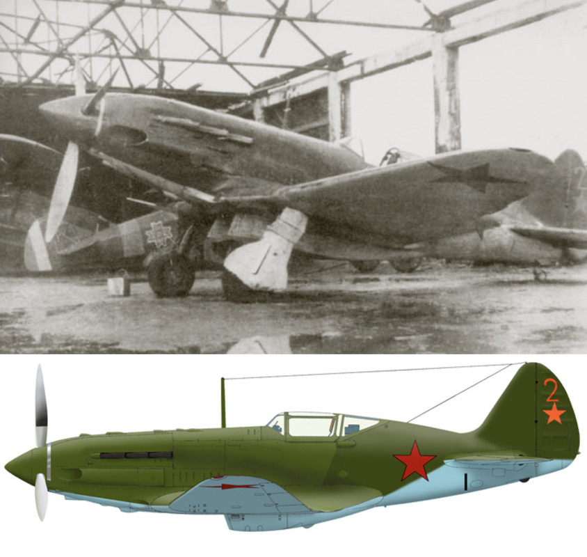 Mikoyan-Gurevich-MiG-3-401IAP-Red-2-defected-to-Melitopol-airfield-Romania-3rd-Dec-1941-0A