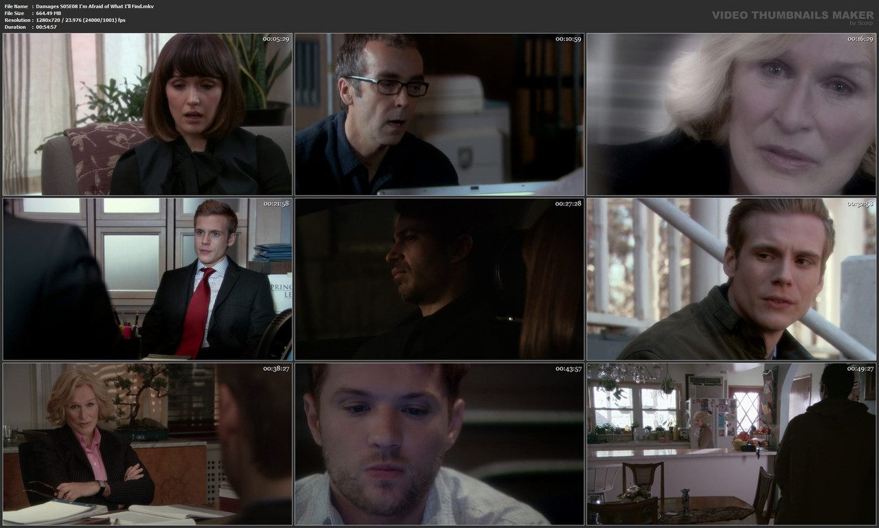Damages S05E08 I'm Afraid of What I'll Find.mkv