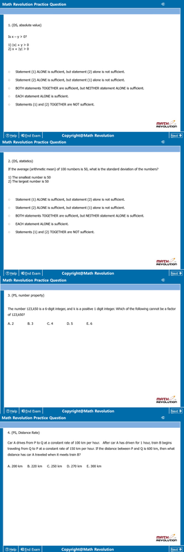 Math Revolution Questions