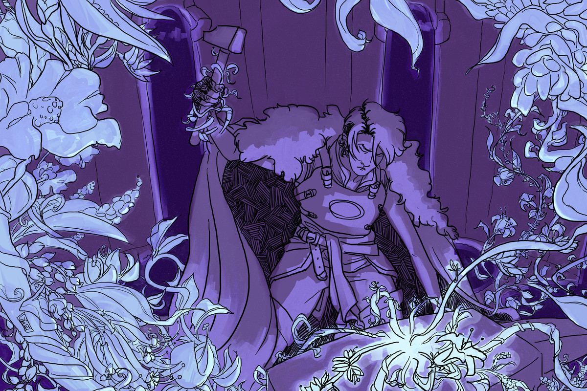 ephrim in samothes's forge from friends at the table