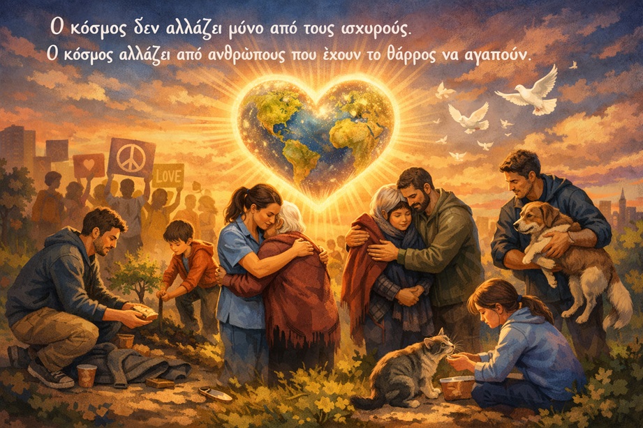 E-agape-allazei-ton-kosmo