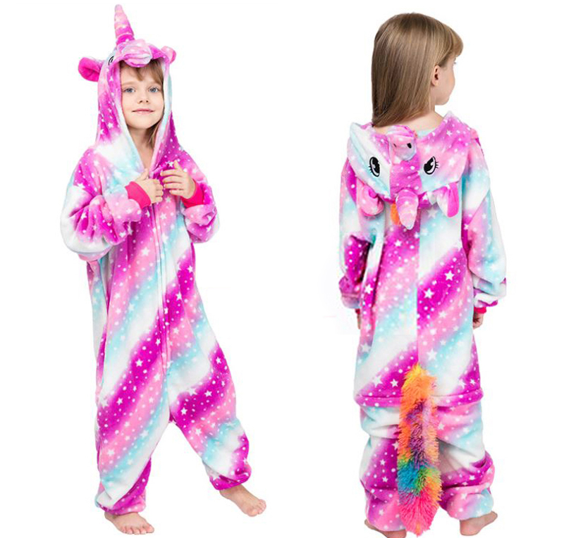 Costume Pigiama Unicorno Rainbow 4-12 anni | PARTY LOOK