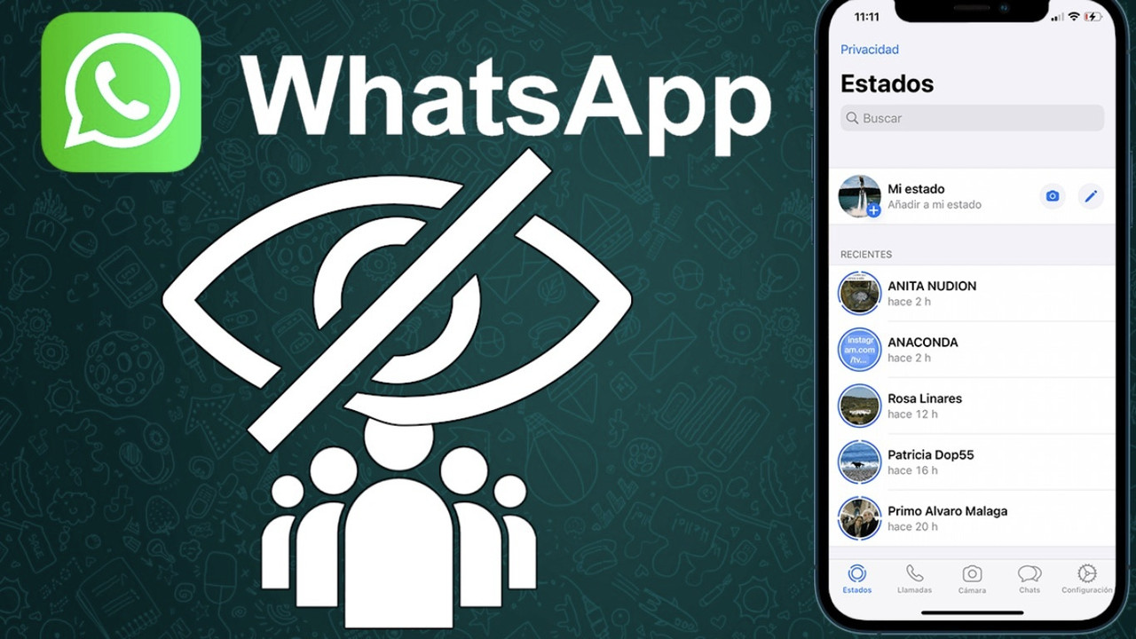 WhatsApp te permite decidir quién puede ver tus estados y quién no