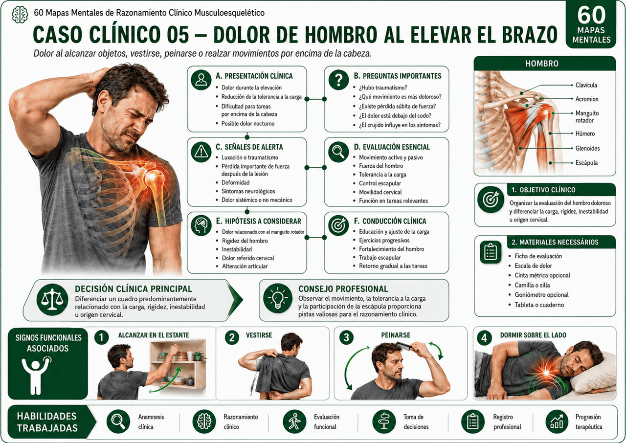 Mapa visual de muñeca y mano