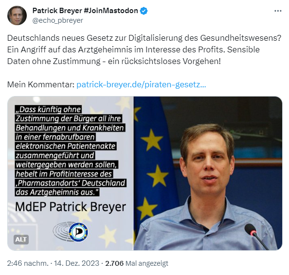Profit vor Arztgeheimnis
