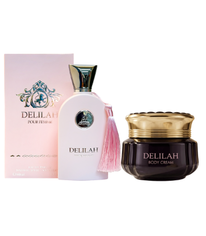 COMBO MAISON ALHAMBRA DELILAH 100ML + MAISON ALHAMBRA BODY CREAM DELILAH 110G - imagem 1
