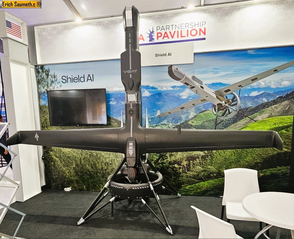 Shield AI presenta de manera oficial a Colombia su dron V-BAT 128