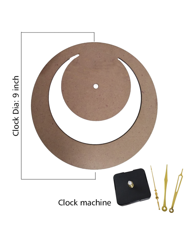 Pop Art on Moon Clock DIY Kit