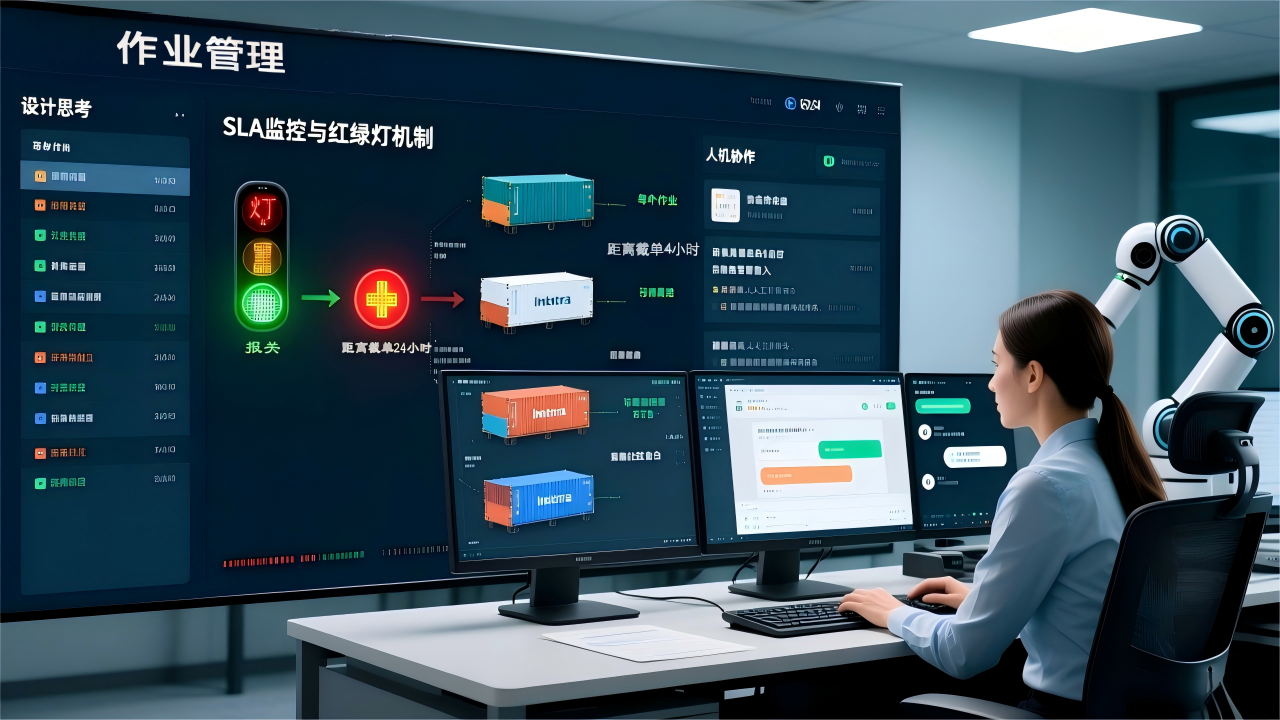 操作员工作台UI示意图
