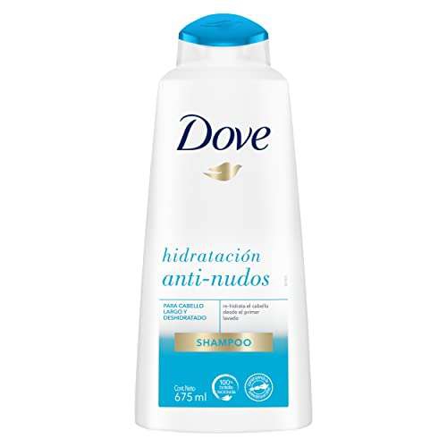 Amazon: Dove Shampoo Hidratación Anti-Nudos para el cuidado del cabello largo y deshidratado, 675 ml. Planea y Ahorra.