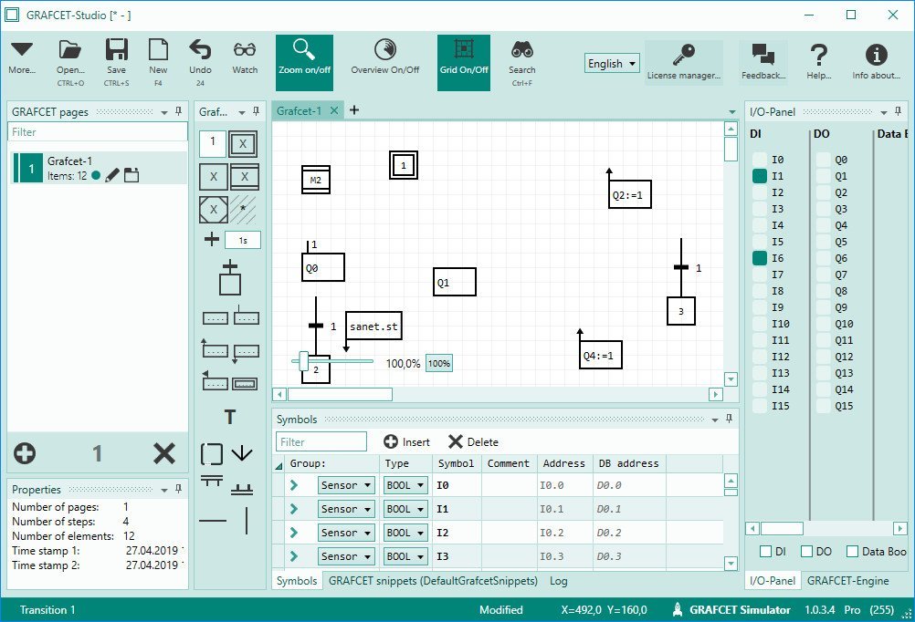 GrafCet Studio Pro 2.5