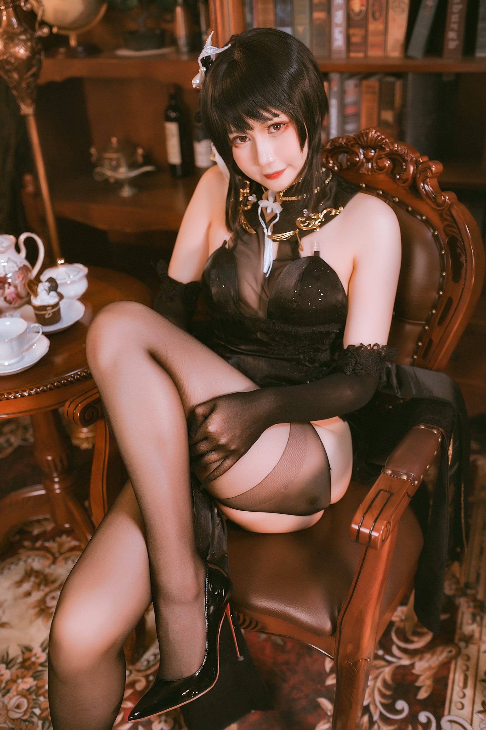 兔胖胖min – 碧蓝航线 镇海 Cosplay 高清写真集（40P-119.3MB）插图6