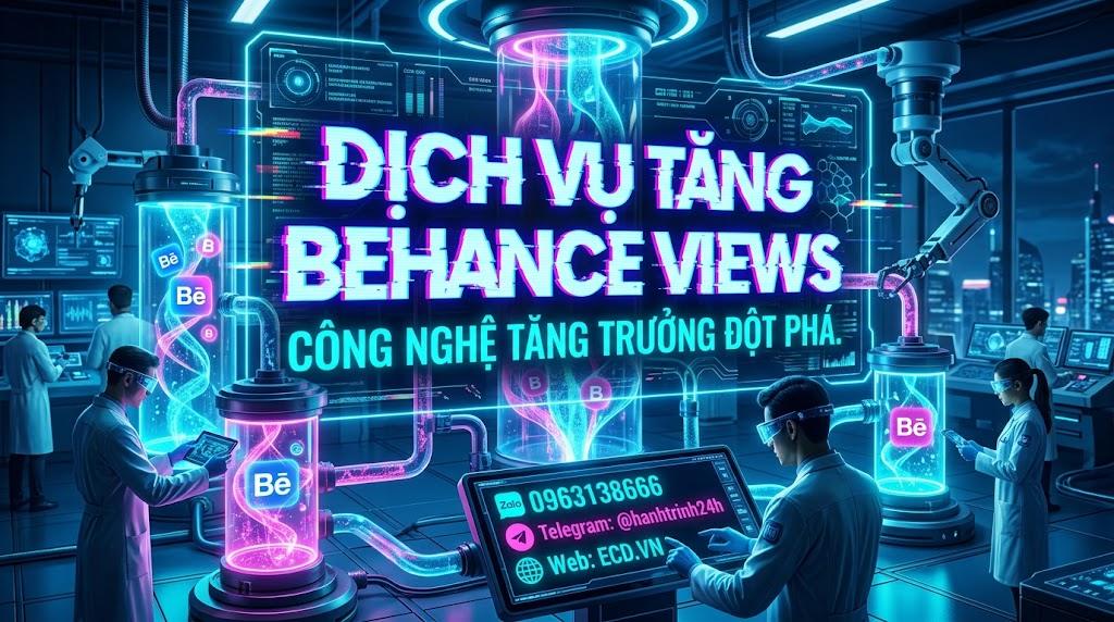 dịch vụ tăng behance views uy tín cho portfolio