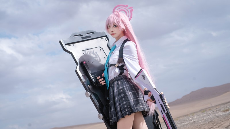 艾西Aiwest 星野Cosplay写真图集 碧蓝档案角色高清美图 49P (290.6M)插图6