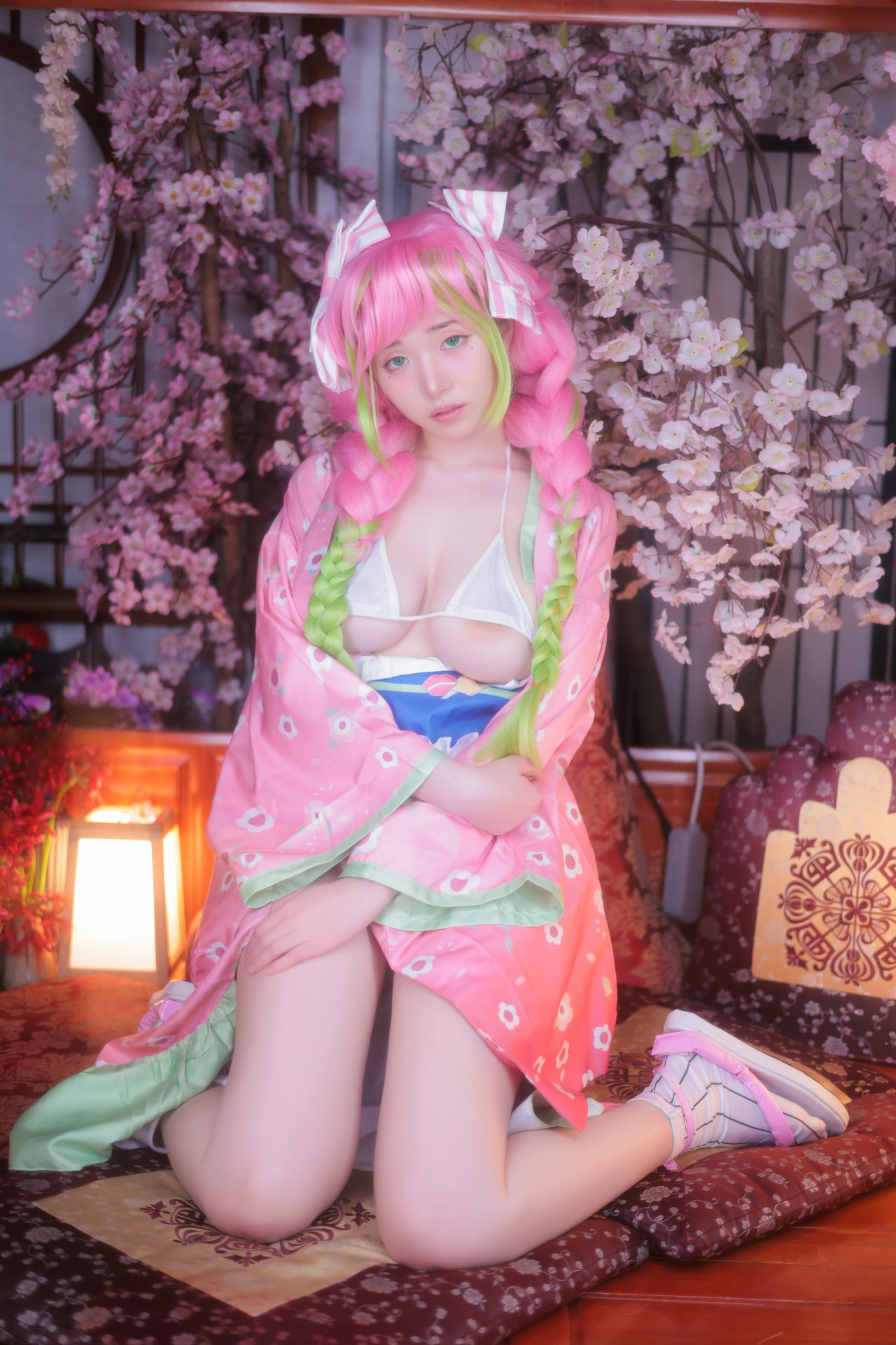 Yeon Woo (연우)，桃色心动！唯美日系场景里的梦幻COS美人插图