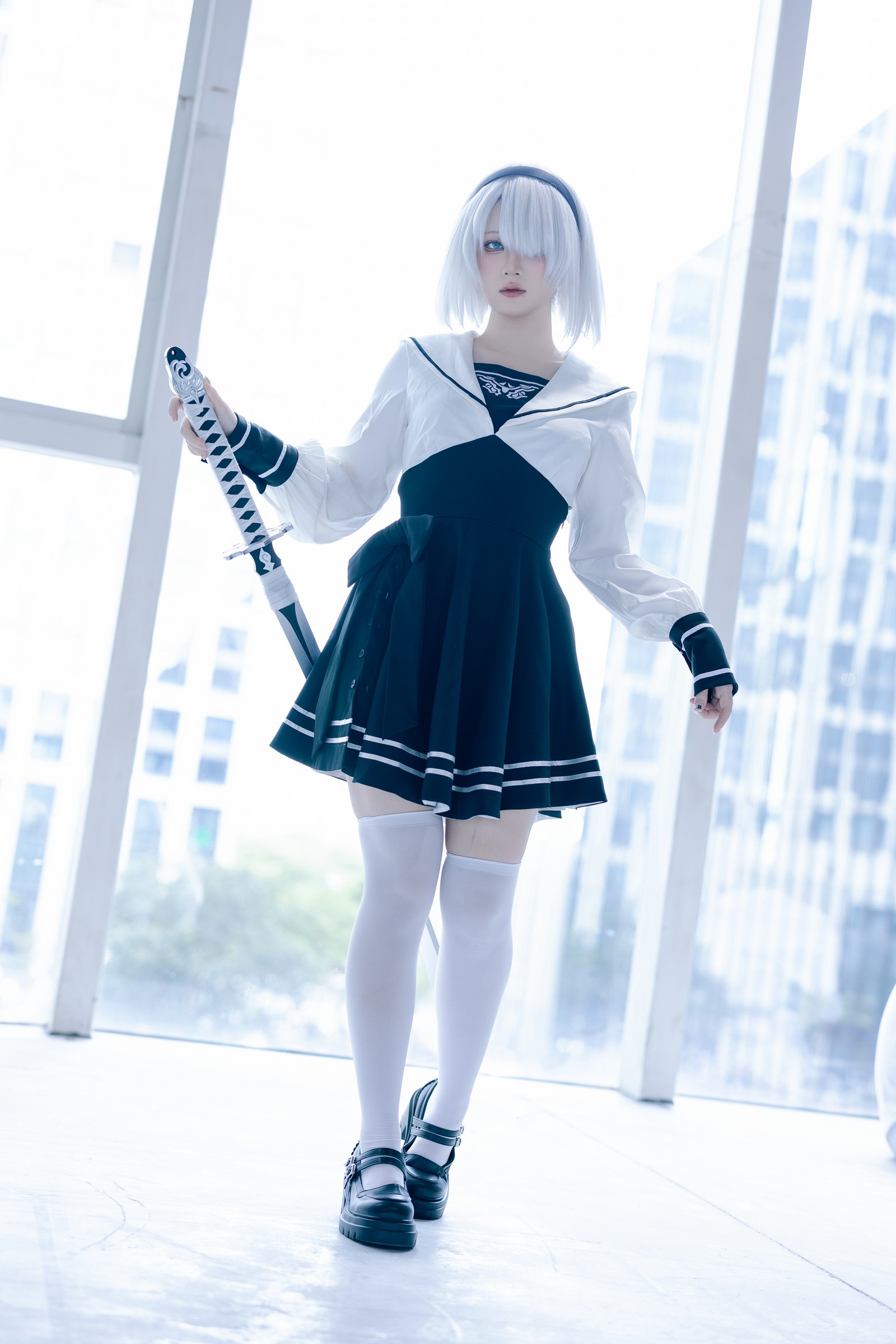 屿鱼 Yuyu 2B 萤火虫场照 Cosplay 写真合集（16P｜96MB）插图1