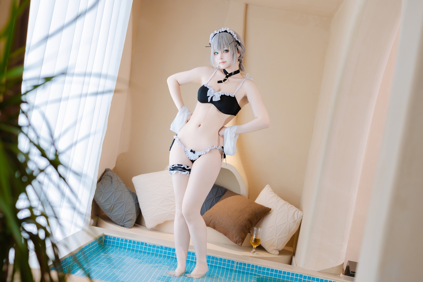 屿鱼 Yuyu 碧蓝航线 曼彻斯特 泳装 Cosplay 写真集（50P｜365MB）插图5