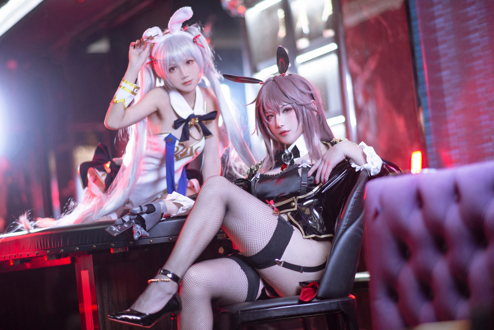 刺青Poi 阿布鲁奇公爵 荷官 Cosplay|碧蓝航线 角色 写真图集【32P|174MB】