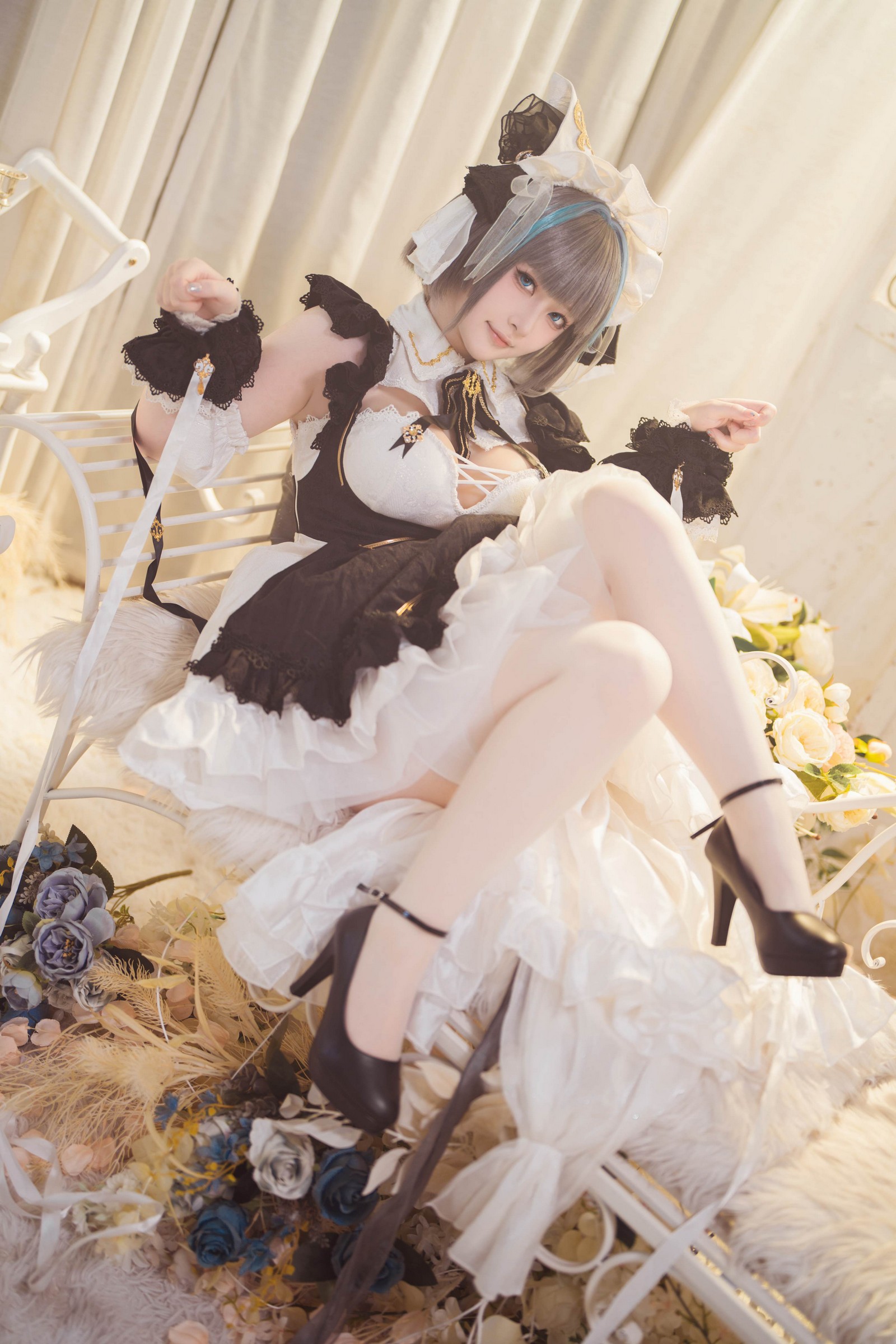屿鱼 Yuyu 碧蓝航线 柴郡 Cosplay 写真图集｜Azur Lane（54P｜138MB）插图2